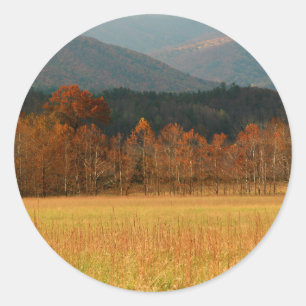Adesivo EUA, Tennessee. Cades Cove nas Smoky Mountain