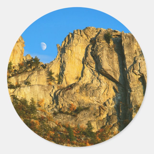 Adesivo EUA, Virgínia Ocidental, Spruce Knob-Seneca Rocks  (Frente)