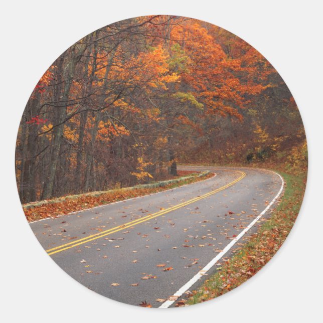 Adesivo EUA, Virginia, Shenandoah National Park, Skyline (Frente)