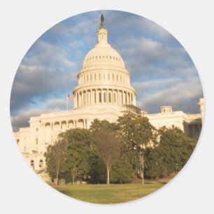 Adesivo EUA, Washington DC, construção do Capitólio