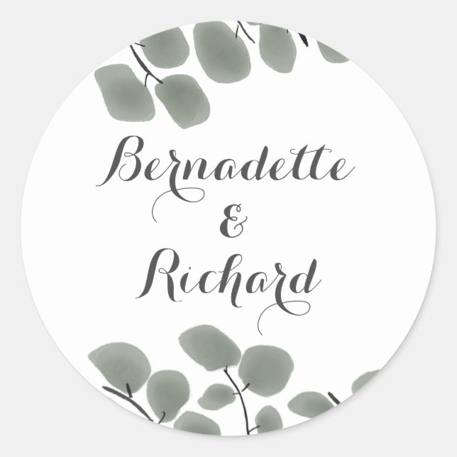 Adesivo Eucalipto Deixa Tema (Frente)