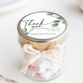 Adesivo Eucalipto Verde Folhagem Obrigado verde sage