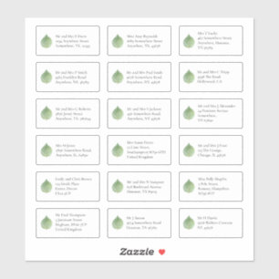 Adesivo Eucalyptus 18 Nome Individual Endereça a Empresa