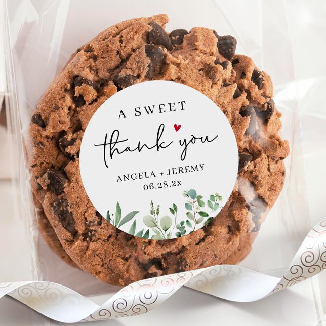 Adesivo Eucalyptus A Sweet Obrigado A Favor (Criador carregado)