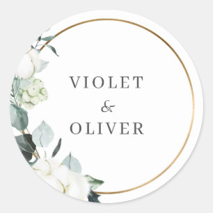 Adesivo Eucalyptus Cotton Casamento Moderno Branco