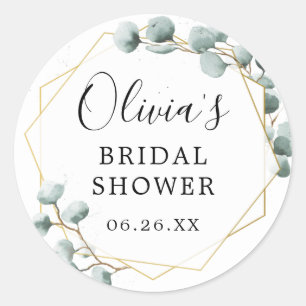 Adesivo Eucalyptus Greenery Envelope Favor Stickers