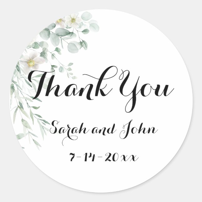 Adesivo Eucalyptus Greenery Stickers (Frente)