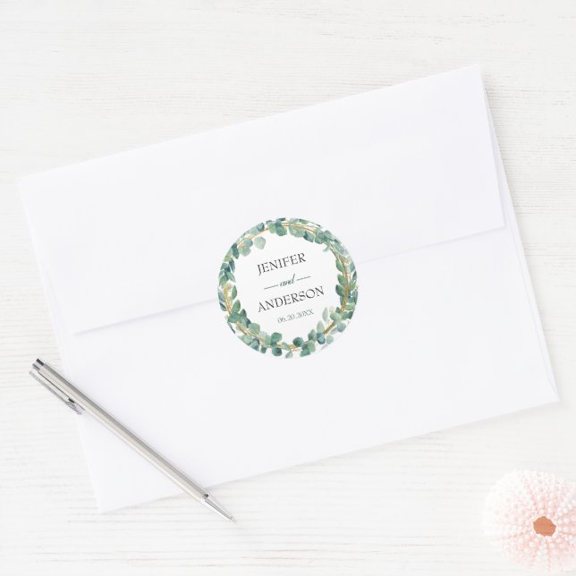 Adesivo Eucalyptus Greenery Vige (Envelope)