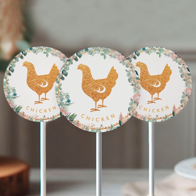 Adesivo Eucalyptus Pampas Proteas Chicken Meal Choice  (Criador carregado)