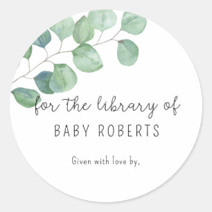 Adesivo Eucalyptus - para a biblioteca de