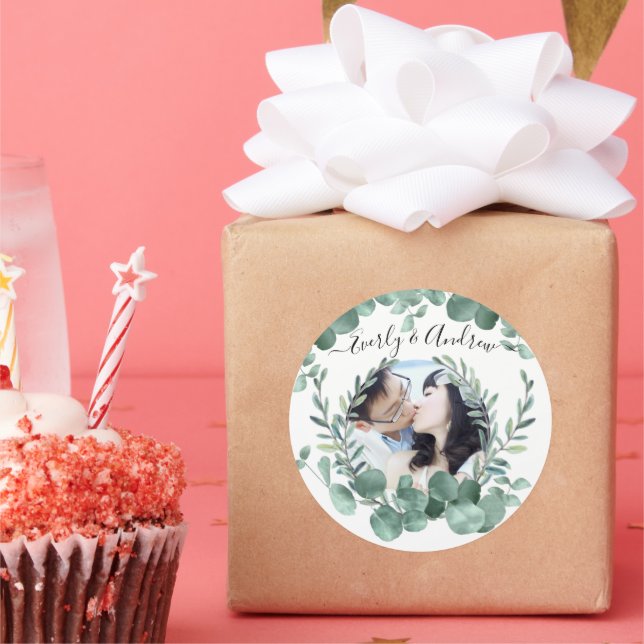 Adesivo Eucalyptus Wreath Deixa Foto (Festa)