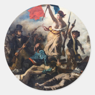 Adesivo Eugene Delacroix - Liberdade Liderando o Povo