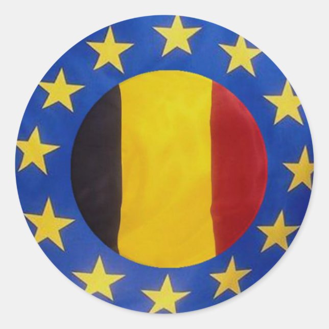 Adesivo Euro 2008 - Bélgica - Sticker (Frente)