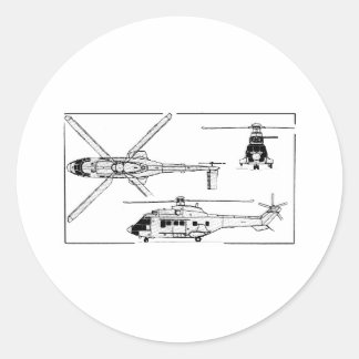 Adesivo Eurocopter-Super-Puma-SA-33