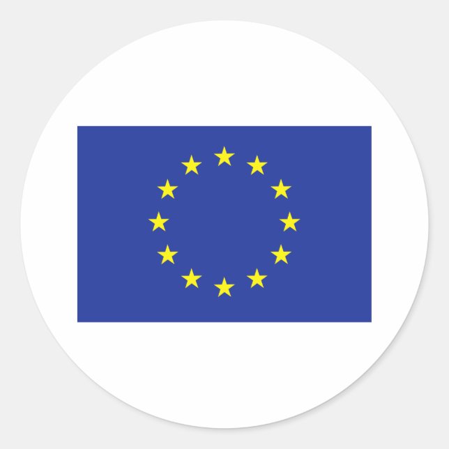 Adesivo Europa bandeira europeia (Frente)