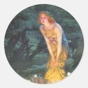 Adesivo Eva MidSummer (1908) por Edward Robert Hughes