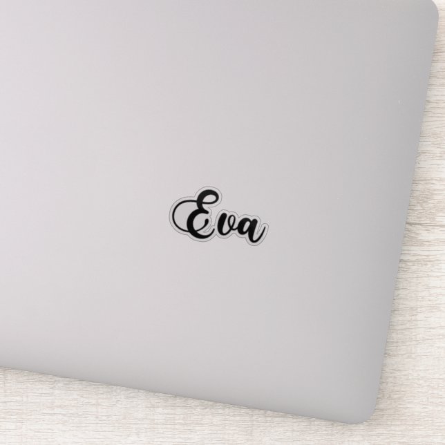 Adesivo Eva Name - Caligrafia manuscrita (Detalhe)