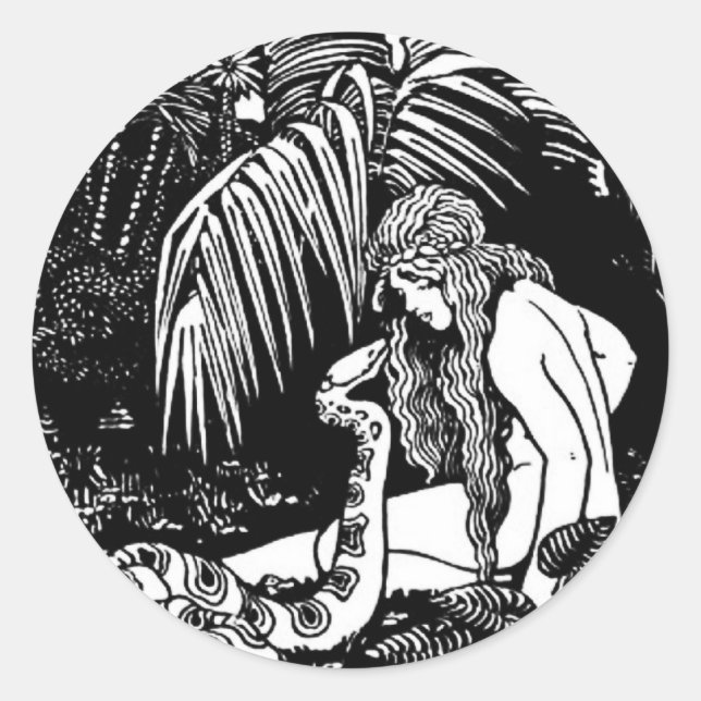 Adesivo Eva No Jardim (Frente)