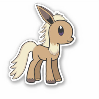 Adesivo Eve ony Sticker Pokémon My Little Pony crossover
