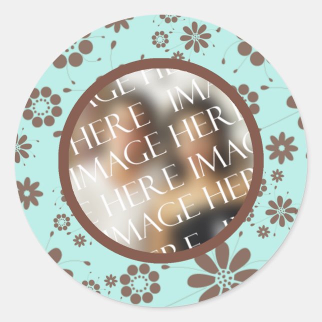 Adesivo Evento De Modelo De Foto E Selo De Envelope De Cas (Frente)