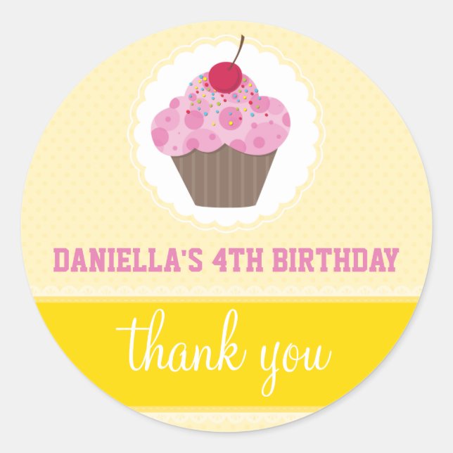 Adesivo EVENTO DECORATIVO: cupcake 3 (Frente)