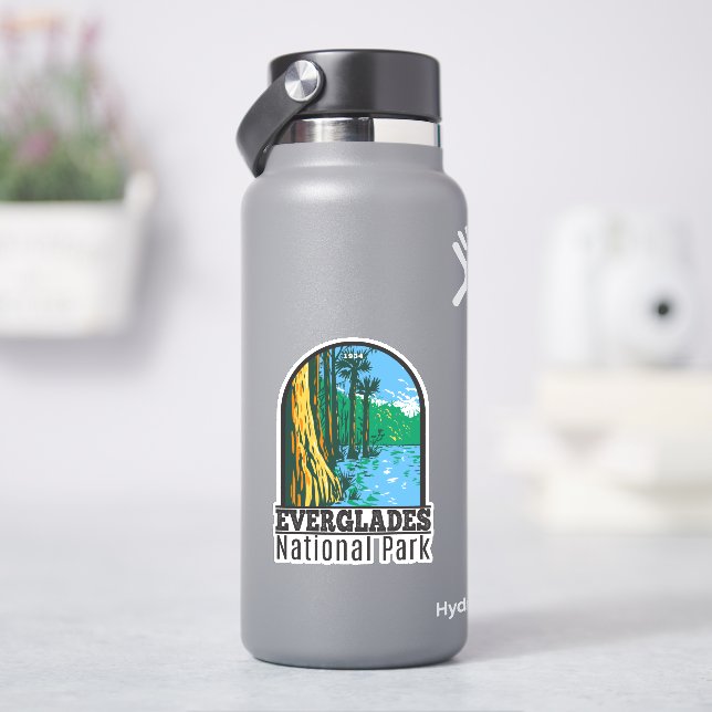 Adesivo Everglades National Park Florida Vintage (HidroFlask)