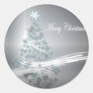 Adesivo Evergreen chique do Natal da estrela festiva