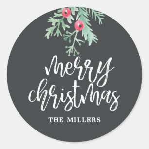 Adesivo Evergreen Christmas Holiday - Stickers Personaliza