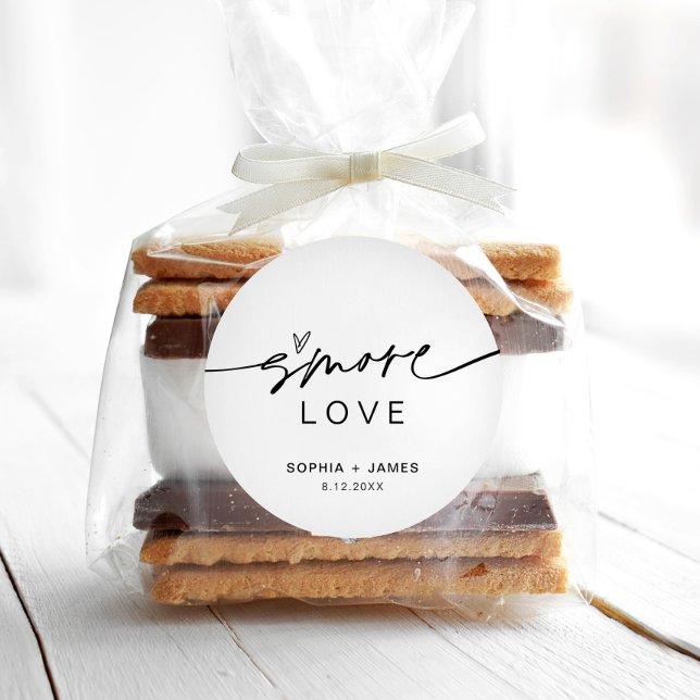 Adesivo EVERLEIGH S'more Love Favor 1,5" Small Sticker (Criador carregado)