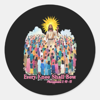 Adesivo Every Knee Shall Bow Christian Easter Day 
