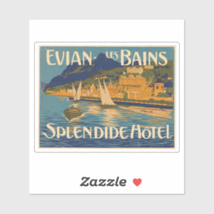 Adesivo Evian Les Bains Spledide Hotel