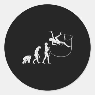 Adesivo Evolução Da Escalada De Rock Climber