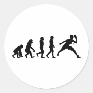 Adesivo Evolução da Tênis da Mesa do Ping Pong Player