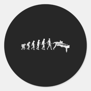 Adesivo Evolução De Bilhares Da Piscina Humana De Snooker