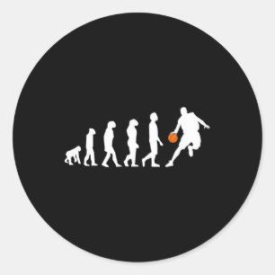 Adesivo Evolução Do Basquete Da Humanidade Engraçada Desig