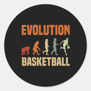 Adesivo Evolução Do Basquete Do Macaco Ao Amor Homens
