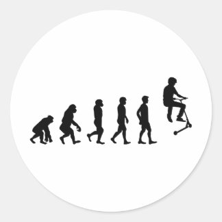 Adesivo Evolução do Cavaleiro de Codificação do Estilo Liv