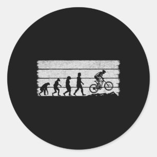 Adesivo Evolução do Ciclismo de Bicicleta Mountain Biking