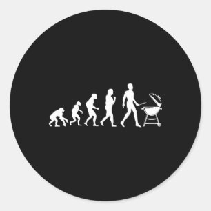 Adesivo Evolução Do Design De Grelha De Churrasco