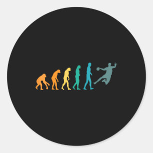 Adesivo Evolução do Esporte Engraçado Handebol