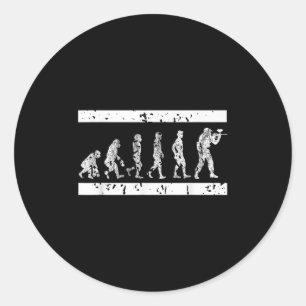 Adesivo Evolução Do Jogo Tático De Humor Do Jogador De Pai