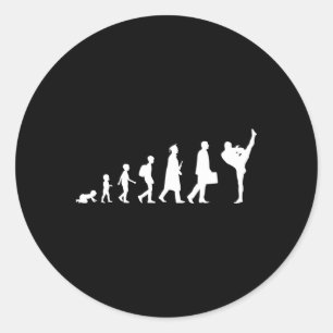 Adesivo Evolução Do Kickboxing