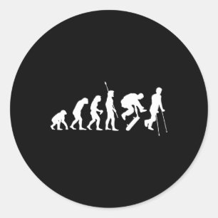 Adesivo Evolução do Skate Manobras de Skate Truques C