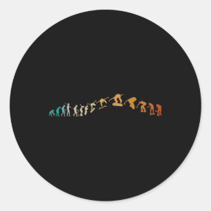 Adesivo Evolução do Skate - Skatista Evoluindo