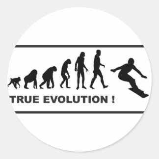 Adesivo evolução do snowboard