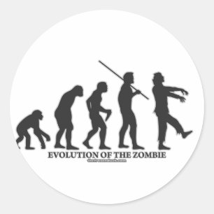Adesivo Evolução do zombi
