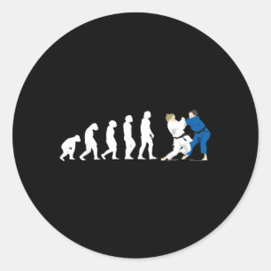 Adesivo Evolução Judô Judoca Taekwondo Caratê Aikido