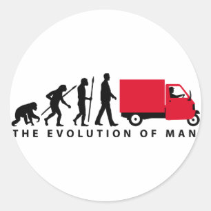 Adesivo Evolução of ele Piaggio Ape mini transporter