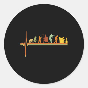 Adesivo Evoluçãoescrivãojogo retroativo divertido Gamer 1