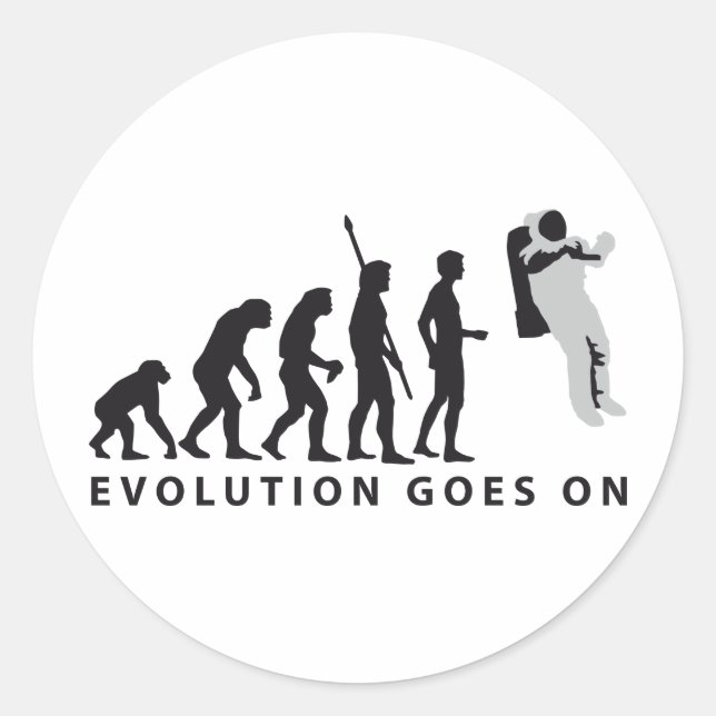 Adesivo evolution astronaut (Frente)